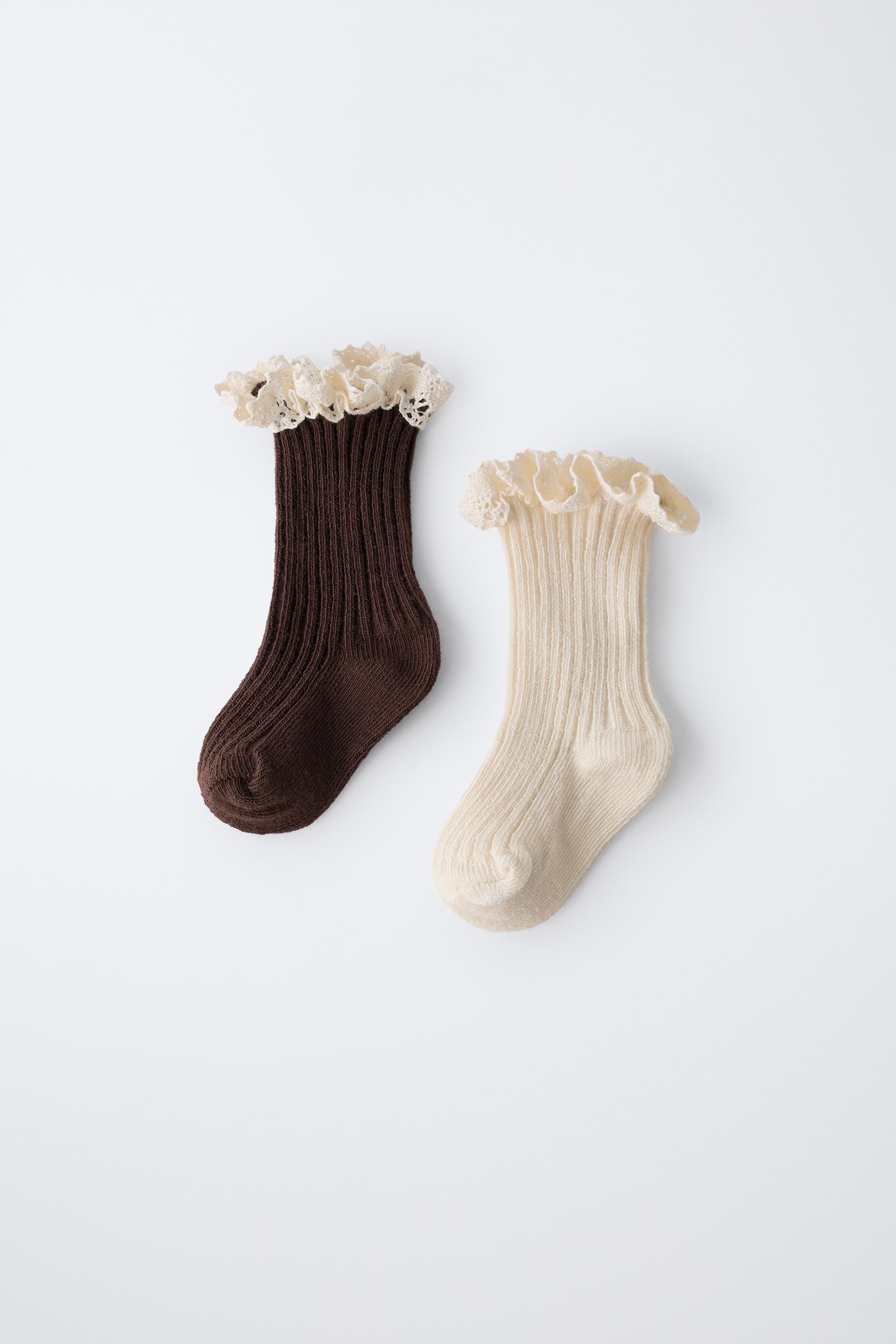 TWO-PACK OF LACE SOCKS